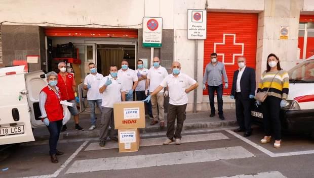 Creu Roja de Viladecans recibe 4.500 kilos de productos para bebés y material de limpieza e higiene