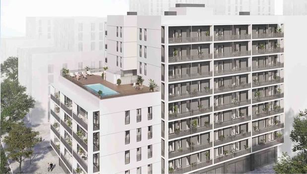 La inmobiliaria Culmia inicia la promoción de los 62 pisos de Can Batllori en L'Hospitalet