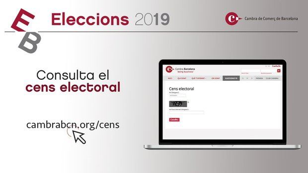 Las elecciones a la Cambra de Comerç finalizan hoy con el voto presencial