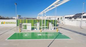 Se instala en la Zona Franca la primera planta certificada de hidrógeno verde pública de España