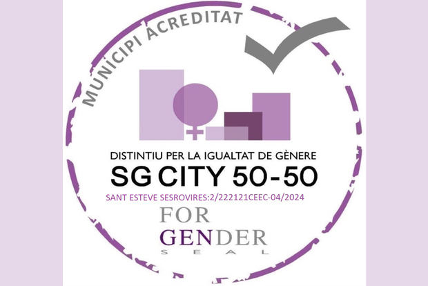 Sant Esteve Sesrovires ha recibido el Distintivo por la Igualdad de género SG CITY 50-50