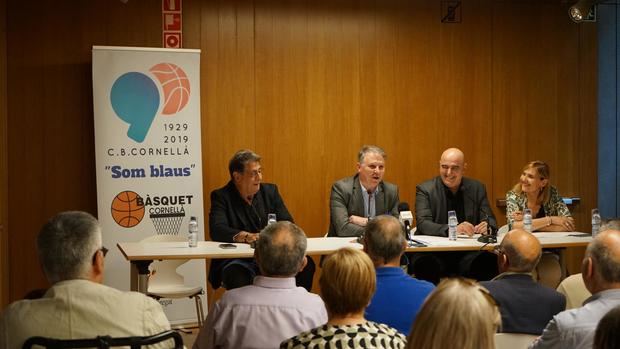 Presentación del 90 aniversario del Club Bàsquet Cornellà este jueves en la Biblioteca Marta i Mata.