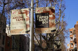 'De Tàpies a Sant Boi': homenaje al artista Antoni Tàpies