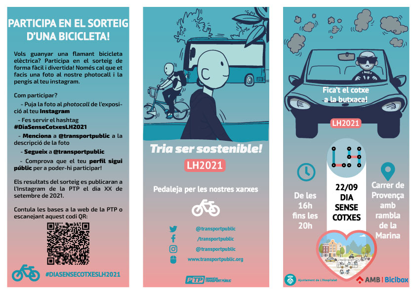 Fomentando el desplazamiento saludable y sostenible celebra L’Hospitalet la Semana Europea de la Movilidad