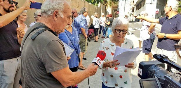 Lectura del manifiesto.