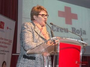 Cruz Roja de L’Hospitalet rinde homenaje a la expresidenta de la asamblea Dolores Ruiz