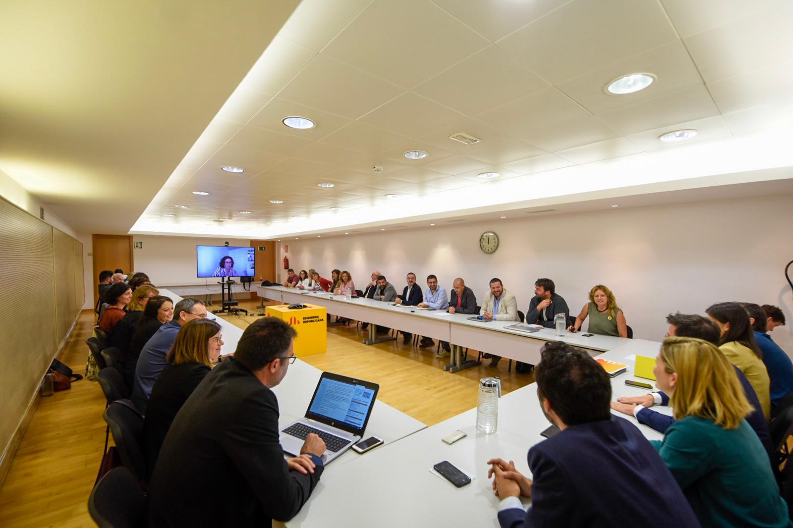 Nutrida presencia de vecinos del Baix en el Consejo Nacional de ERC y su ejecutiva