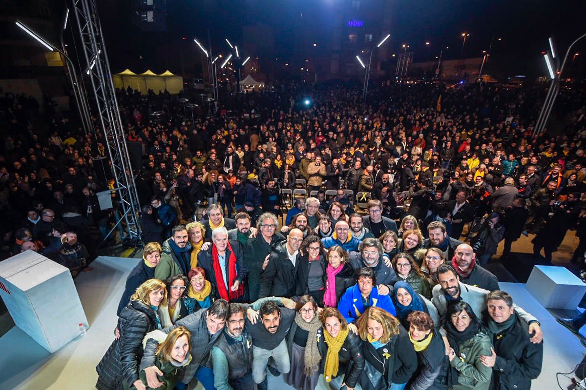 ERC y PSC acaban la campaña del 21-D en casa