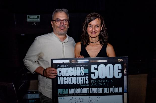 “¿Estás bien?”, de Xavi Campodarbe, fue el microcorto preferido de los usuarios de la web de ànecblau con casi 500 votos de los casi 2.300 totales.