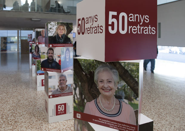 El Hospital Universitario de Bellvitge inaugura la exposición 50 años. 50 retratos