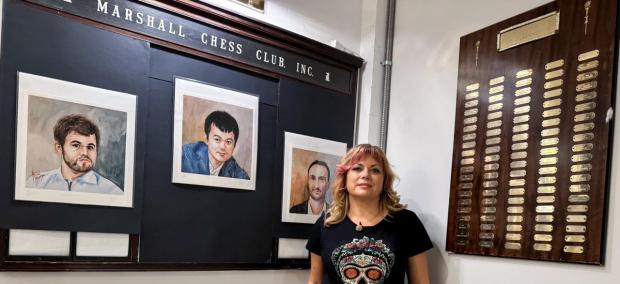 Exposición de Nistal Mayorga en el Club Marshall de Nueva York (Foto: https://nistalmayorga.eu/)