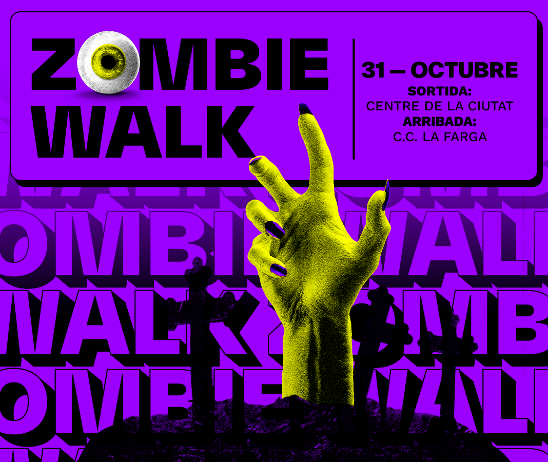 La Farga organiza una gran marcha zombie por las calles de L’Hospitalet para este Halloween