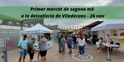 El punto limpio de Viladecans organiza un mercado de segunda mano