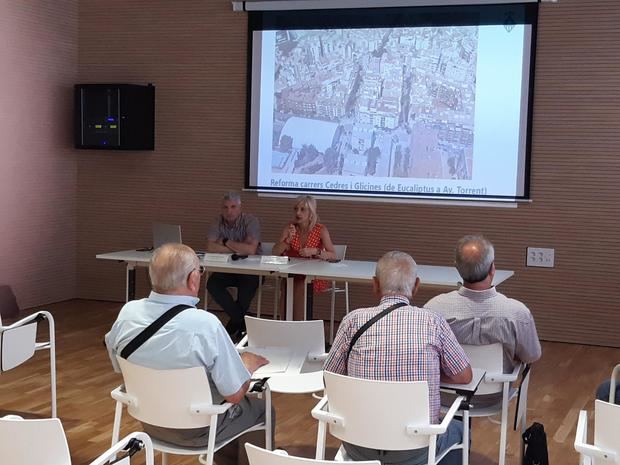 Las calles Glicines y Cedres de Can Vidalet ampliarán su acera y mejorarán su alumbrado