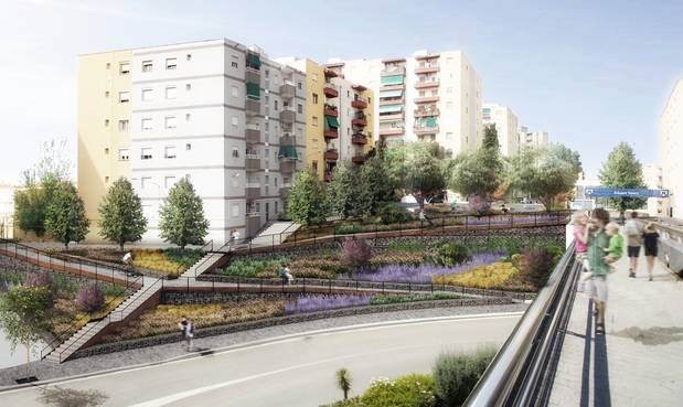 Sant Boi inicia la remodelación del acceso peatonal a Ciutat Cooperativa