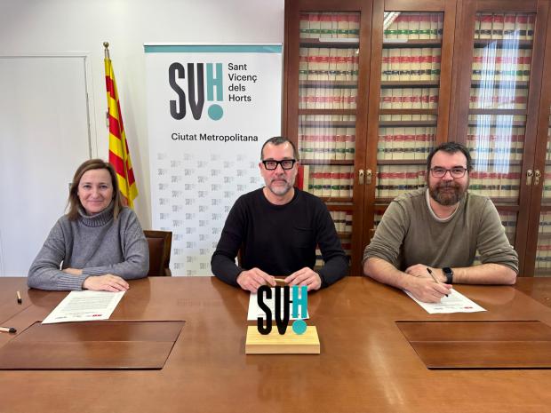 Acuerdo entre partidos para aprobar los presupuestos municipales en Sant Vincenç dels Horts