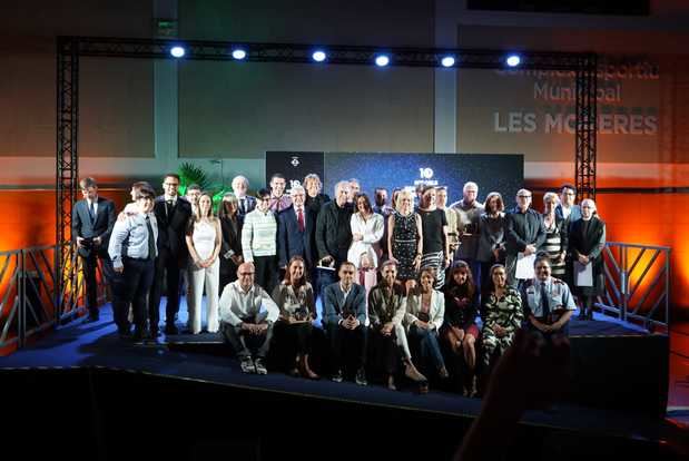 Ciudadanos galardonados en la 10ª Nit dels Premis El Pont 