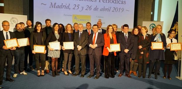 Foto de los premiados.