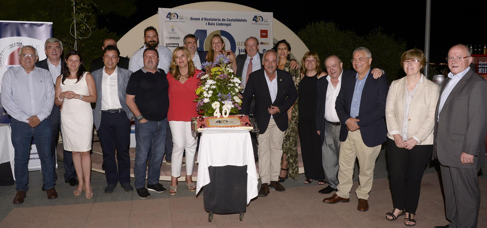 El Gremio de Hostelería de Castelldefels celebra cuatro décadas de historia