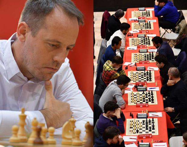 Paco Vallejo, durante su participación en la anterior edición de El Llobregat Open Chess.