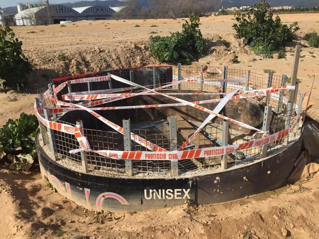 Localizan y señalizan un pozo en el Parc Agrari de Viladecans