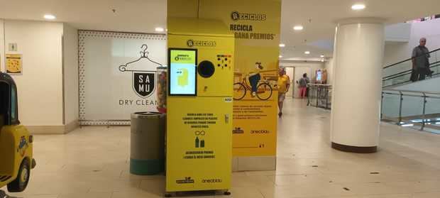 Anecblau incorpora el sistema de reciclaje con recompensas RECICLOS en sus instalaciones