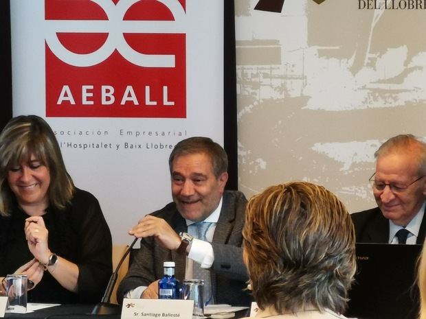 Marín, Ballesté y Valls durante el acto.