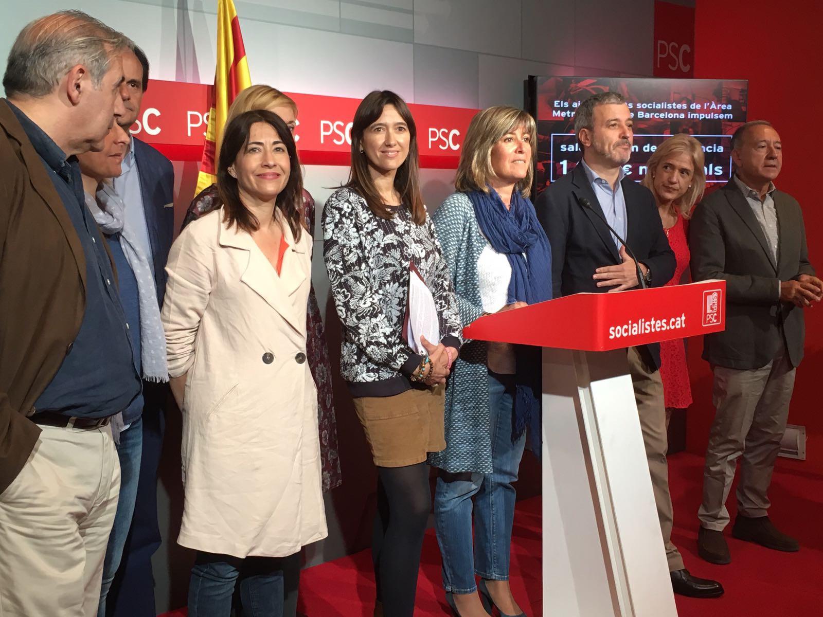 El PSC reclama un salario mínimo metropolitano “digno” de 1.075 euros