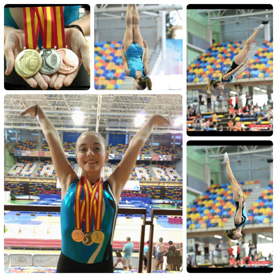 Caballero i Puig també brillen al Campionat d’Espanya de Gimnàstica