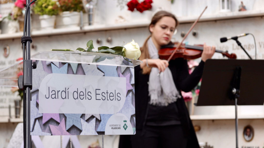 Jardí dels Estels, un lugar para recordar a los bebés fallecidos (Foto:Aj. de Viladecans)