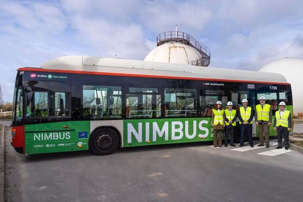 El proyecto LIFE NIMBUS, que busca utilizar biometano generado a partir de lodos de depuradora para alimentar un autobús