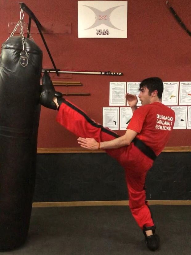 Foto de García entrenando en Viladecans.