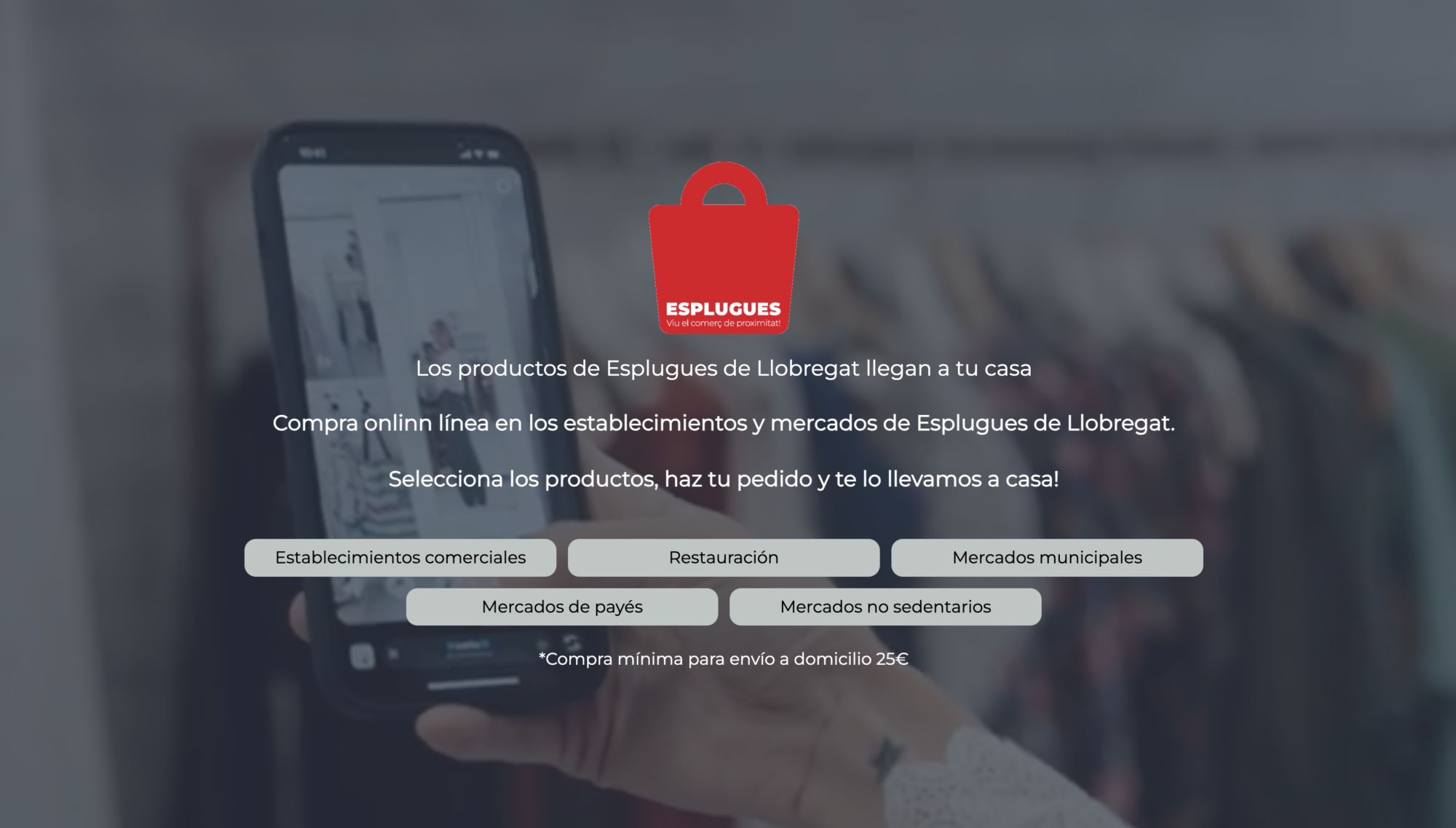 Esplugues incentiva a sus ciudadanos las compras online del municipio