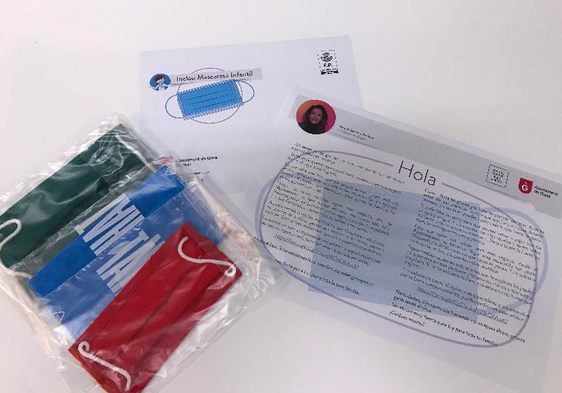 Gavà reparte gratuitamente mascarillas entre todos los niños de entre 4 y 12 años