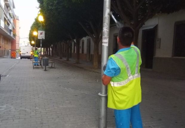 La acción Net i Polit llega a ocho calles de Sant Josep con la nueva actuación integral de limpieza