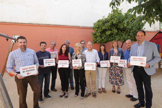 Els alcaldes i alcaldesses socialistes del Baix Llobregat proposen un salari mínim interprofessional de 1.075 euros
