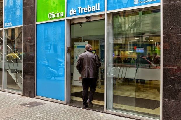 Una de las “Oficines de Treball” del Servei Públic d'Ocupació de Catalunya