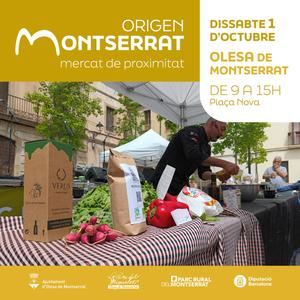 La Festa de la Tardor del Mercat Origen Montserrat ofrecerá productos de proximidad