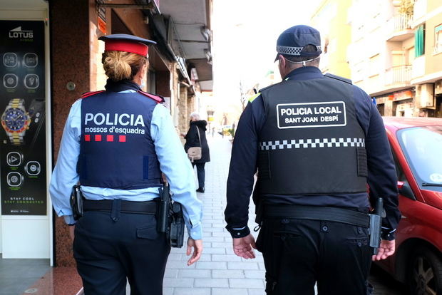 La Policía Local y los Mossos d'Esquadra siguen trabajando juntos por mejorar la seguridad de la ciudadanía de Sant Joan Despí