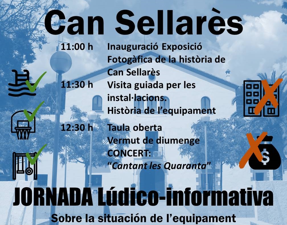 Salvem Can Sellarès organiza una jornada en defensa de este espacio público