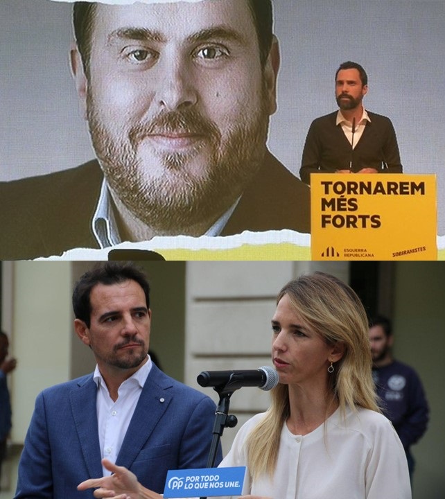 Las primeras espadas de ERC y PP intentan hacerse con el voto de la comarca