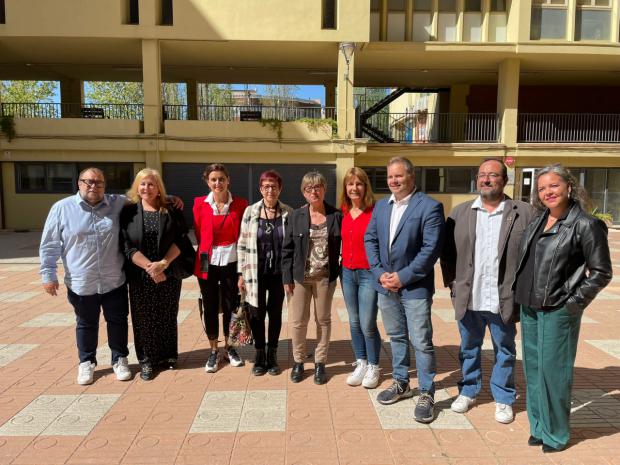 El grupo, en el que se encontraba la diputada socialista en Congreso de los Diputados Sònia Guerra, la alcaldesa de Sant Andreu de la Barca, Ana Alba; el candidato a la alcaldía de Martorell, Javier González; la candidata a la alcaldía de Castellví de Rosanes, Vicky Castellanos; la candidata a la alcaldía de Collbató, Gemma Rodríguez; y regidoras y regidores socialistas del norte del Baix Llobregat