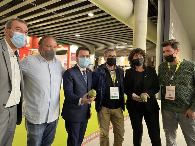 La alcachofa de El Prat, presente en la Fira Alimentaria