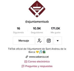 El Ayuntamiento de Sant Andreu de la Barca es líder en Tik Tok