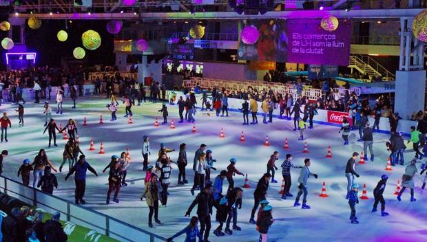 L’Hospitalet contará, por tercer año consecutivo, con la pista de hielo gigante de Navidad