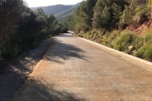 La Diputación termina los trabajos de mejora de la pista de Begues en la Plana Novella