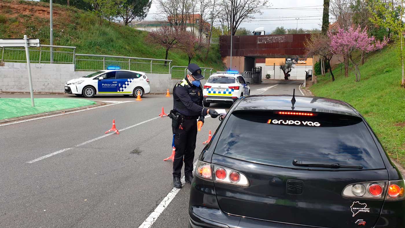 La Policia Local d'Olesa interposa 82 denúncies per incompliments del confinament
