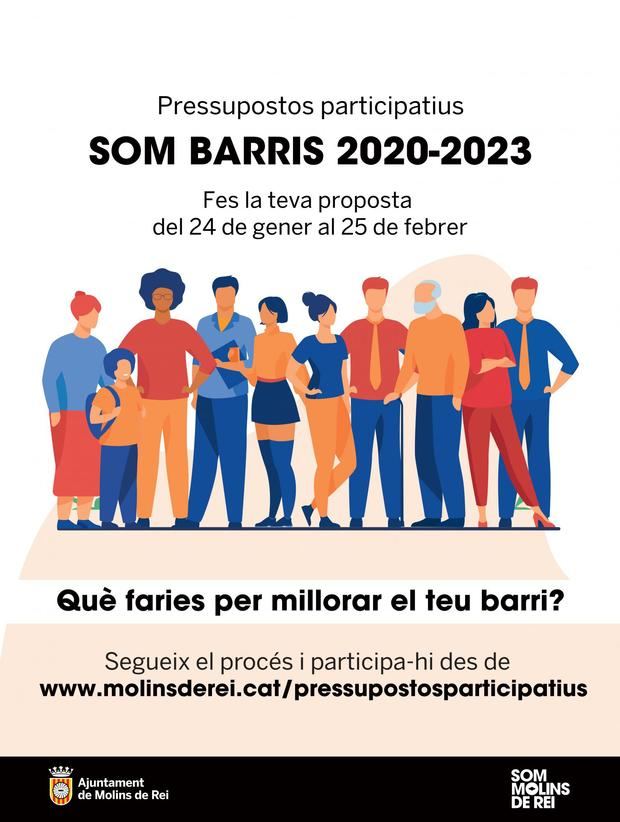 El consistorio de Molins da inicio a los presupuestos participativos 'Som barris 2020-2023'