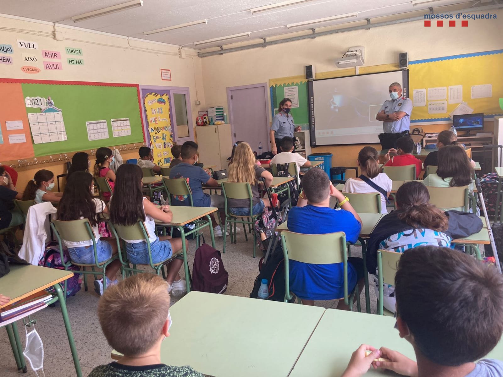 L'Hospitalet vuelve a contar con las charlas de los Mossos d'Esquadra en las escuelas
