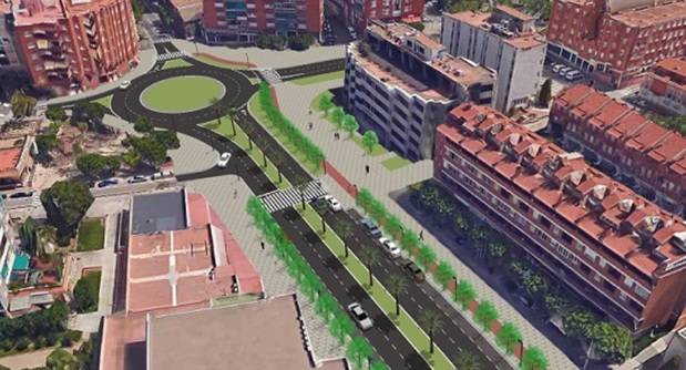 Sant Andreu de la Barca remodela el entorno del Ayuntamiento para pacificar la antigua 'Nacional'